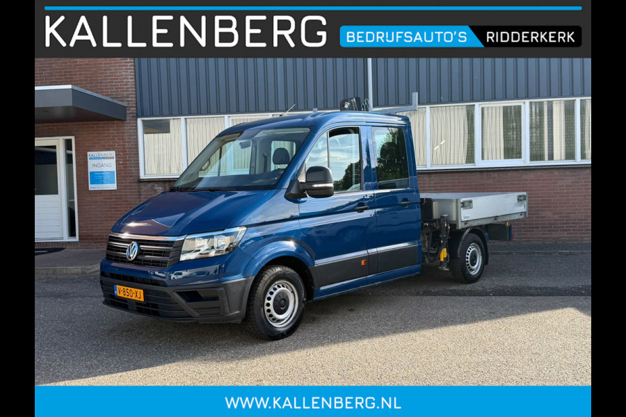 Volkswagen Crafter 35 2.0 TDI Pickup / DC / HIAB Kraan / Trekhaak / 6 persoons