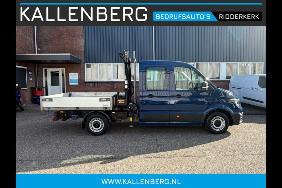 Volkswagen Crafter 35 2.0 TDI Pickup / DC / HIAB Kraan / Trekhaak / 6 persoons