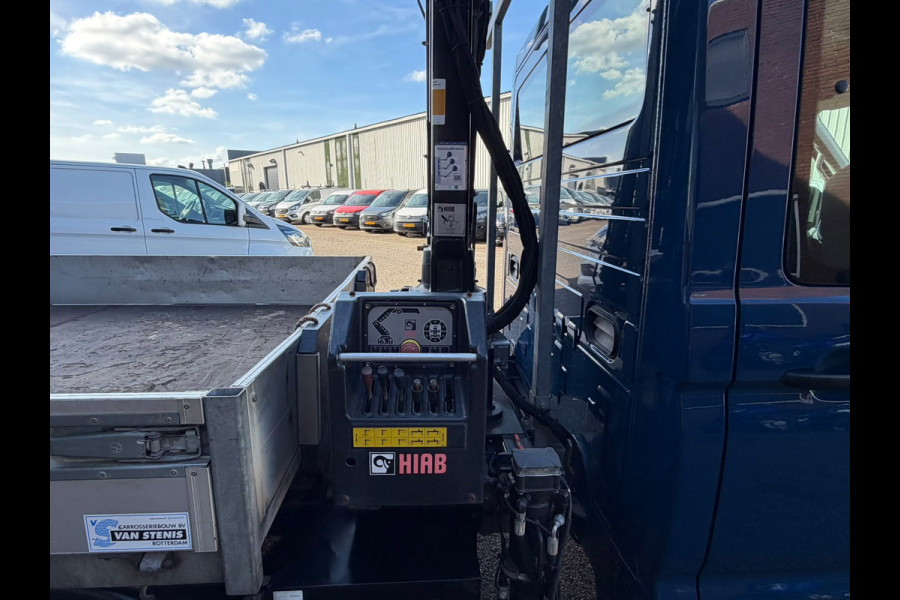 Volkswagen Crafter 35 2.0 TDI Pickup / DC / HIAB Kraan / Trekhaak / 6 persoons
