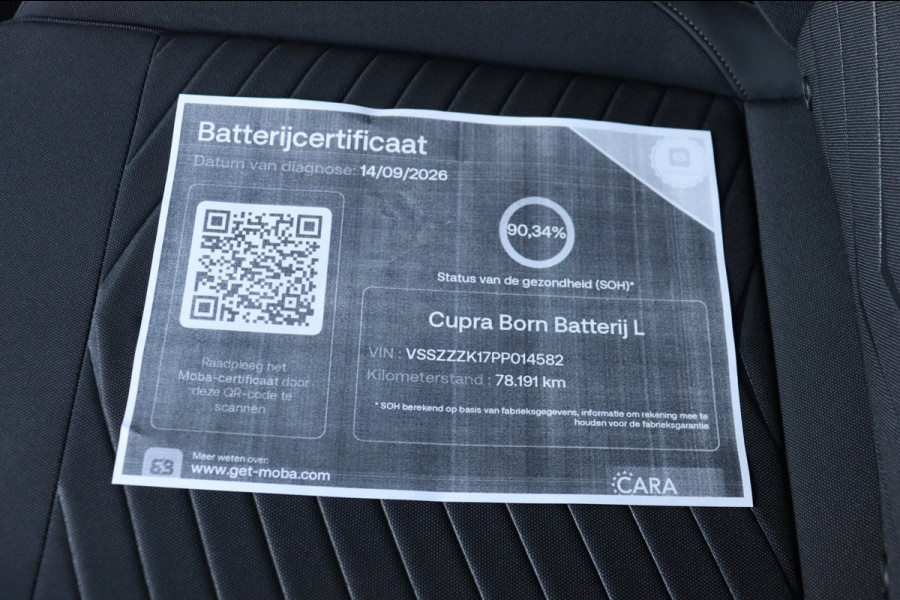 CUPRA Born Essential 62 kWh Org.NL carplay stuurverwarming