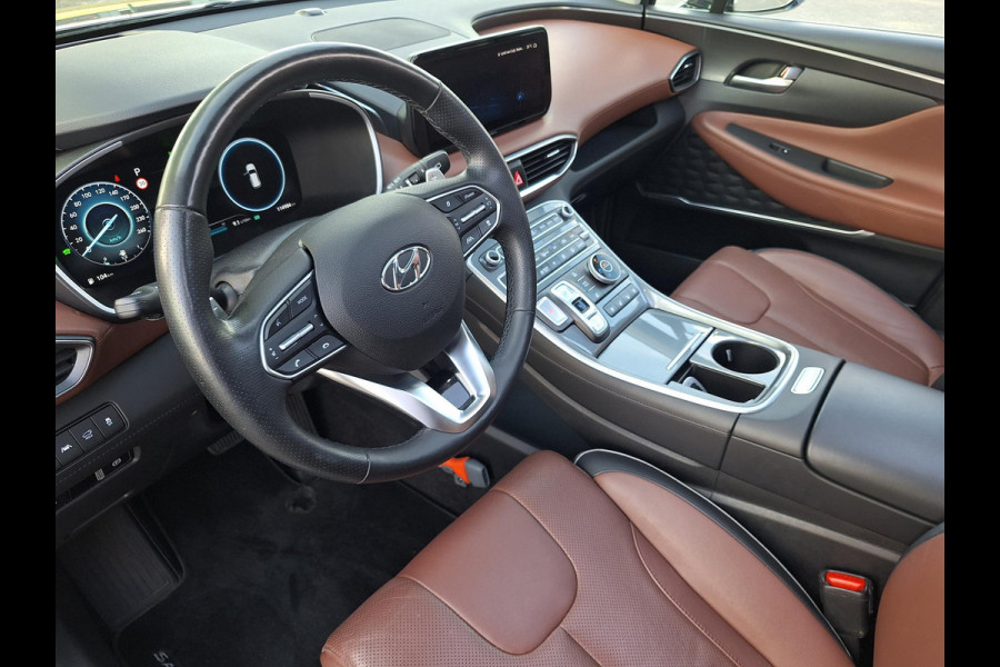 Hyundai Santa Fe 1.6 T-GDI PHEV Premium Sky | SOH: 96,8% | Panorama | Havana-Black Leder | Full LED | 360 Cam | Full Options! |
