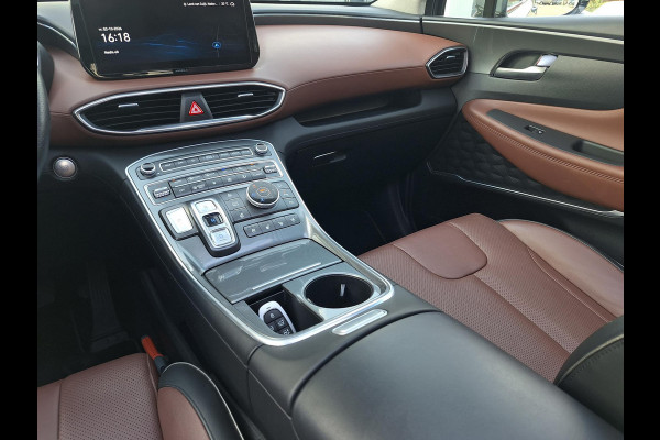 Hyundai Santa Fe 1.6 T-GDI PHEV Premium Sky | SOH: 96,8% | Panorama | Havana-Black Leder | Full LED | 360 Cam | Full Options! |