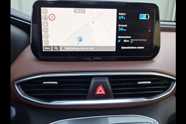 Hyundai Santa Fe 1.6 T-GDI PHEV Premium Sky | SOH: 96,8% | Panorama | Havana-Black Leder | Full LED | 360 Cam | Full Options! |