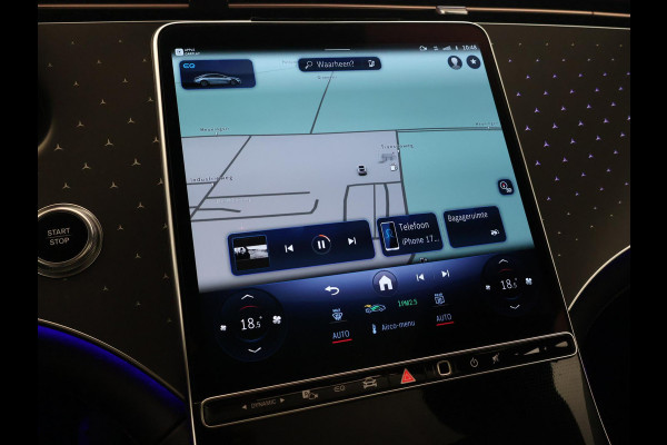 Mercedes-Benz EQS 450+ 108 kWh LUXURY LINE BTW + MASSAGE | HEAD-UP | STOELVENTILATIE | BURMESTER | STUURVERW. | 360 CAMERA