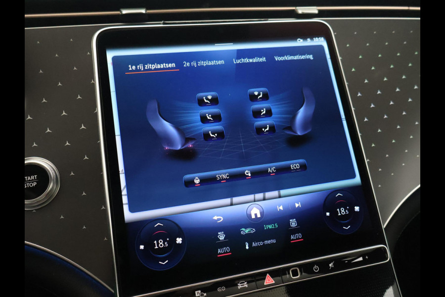 Mercedes-Benz EQS 450+ 108 kWh LUXURY LINE BTW + MASSAGE | HEAD-UP | STOELVENTILATIE | BURMESTER | STUURVERW. | 360 CAMERA