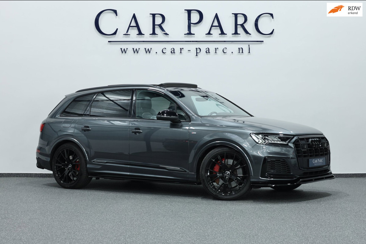 Audi Q7 60 TFSI e quattro Competition 456+PK 3x S-LINE/MAXTON/B&O/SFEER/PANO/LUCHT/RS ZETELS+S.VERWARMING/22"/ACC/12 MND GARANTIE