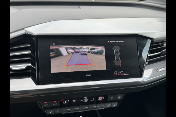 Audi Q4 Sportback e-tron 40 S-line Competition SOH 91% Pano dak Blokjes leder Sonos 21 inch + all season