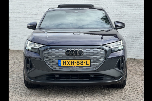 Audi Q4 Sportback e-tron 40 S-line Competition SOH 91% Pano dak Blokjes leder Sonos 21 inch + all season