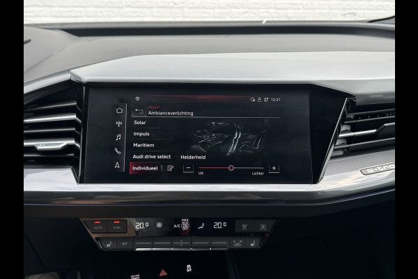 Audi Q4 Sportback e-tron 40 S-line Competition SOH 91% Pano dak Blokjes leder Sonos 21 inch + all season