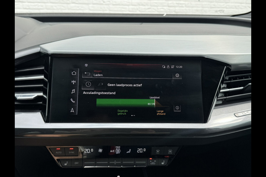 Audi Q4 Sportback e-tron 40 S-line Competition SOH 91% Pano dak Blokjes leder Sonos 21 inch + all season