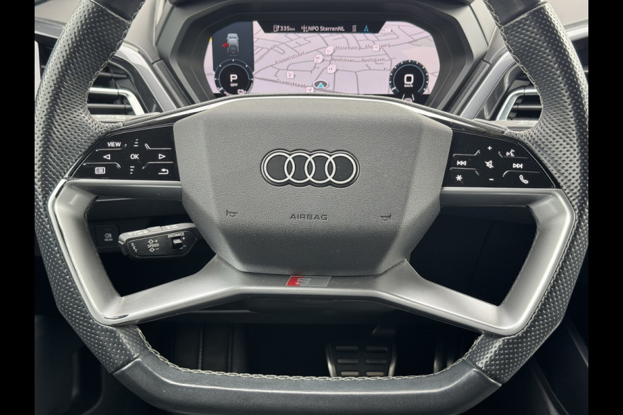 Audi Q4 Sportback e-tron 40 S-line Competition SOH 91% Pano dak Blokjes leder Sonos 21 inch + all season
