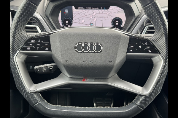 Audi Q4 Sportback e-tron 40 S-line Competition SOH 91% Pano dak Blokjes leder Sonos 21 inch + all season