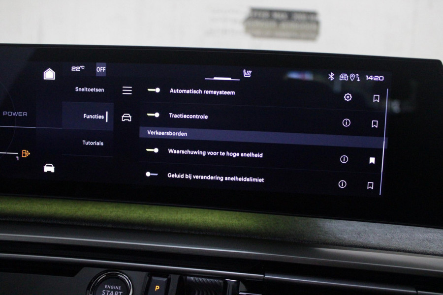 Peugeot 5008 1.2 Hybrid 145PK AUTOMAAT GT 7p | PANORAMISCH SCHUIFDAK PACK | 360° VISION & DRIVE ASSIST PLUS PACK: (360° CAMERA, BUITENSPIEGELS MET KANTELFUNCTIE, DRIVE ASSIST 2.0, DRAADLOZE TELEFOONLADER, ANTIDIEFSTALALARM) | BEKLEDING ALCANTARA/KUNSTLEDER | SEAT PACK COMFORT: (AGR BESTUUDERSSTOEL EN PASSAGIERSSTOEL ELEKTRISCH VERSTELBAAR MET MASSAGE FUNCTIE, BESTUUDERSSTOEL MET GEHEUGENFUNCTIE, BUITENSTE ZITPLAATSEN ACHTERBANK VERWARMBAAR) | GLANZEND ZWARTE DAKRAILS | BLUE OBSESSION | 19" LICHTMETALEN VELGEN "BREDA" | DRAADLOZE TELEFOONLADER | APPLE CARPLAY/ANDROID AUTO DRAADLOOS