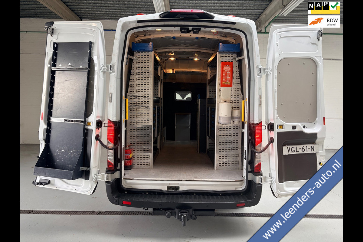 Ford Transit 350 2.0 TDCI 130PK euro6 L3H3 Trend MHEV RWD Sortimo Inrichting Victron v230 Standkachel RIJKLAARPRIJS!