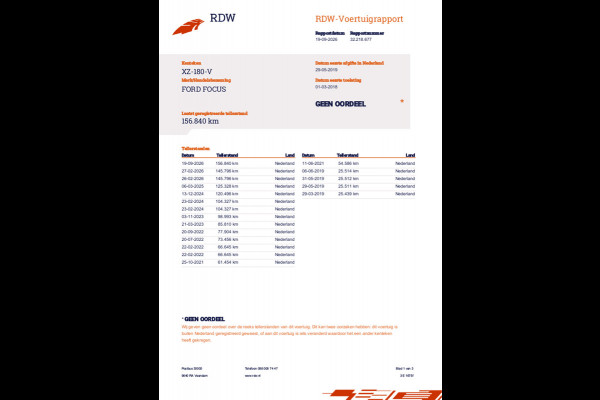 Ford Focus 1.0 Lease Edition / Navi / Trekhaak / Airco / Cruise Control / Elek. Ramen