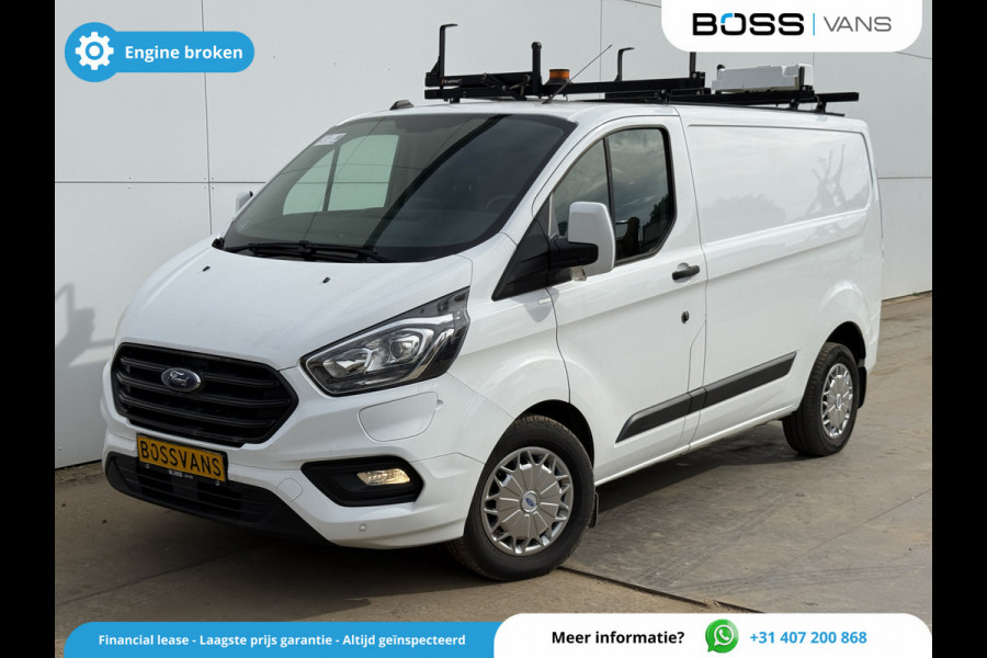 Ford Transit Custom 340 1.0 PHEV 120PK L1 *ELEKTRO MOTOR KAPOT* PHEV Inbouwkast Dakrailing Dodehoekdetectie Cruise control Airco Stoelverwarming Parkeersensoren v+a Laadkabel