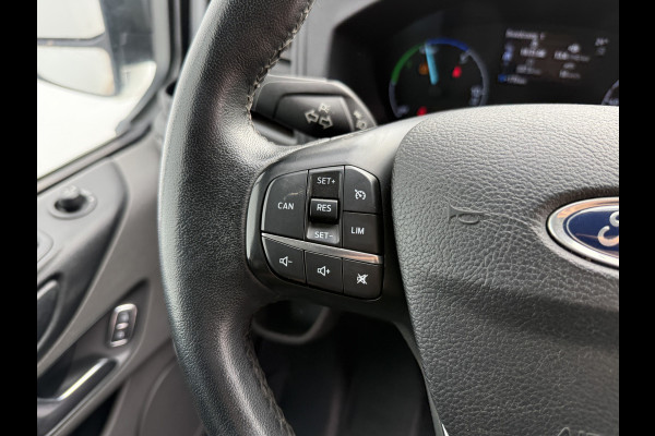 Ford Transit Custom 340 1.0 PHEV 120PK L1 *ELEKTRO MOTOR KAPOT* PHEV Inbouwkast Dakrailing Dodehoekdetectie Cruise control Airco Stoelverwarming Parkeersensoren v+a Laadkabel