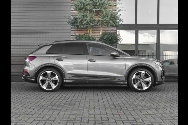 Audi Q4 e-tron 50 quattro S-Line 77 kWh Leren Bekleding Panoramadak ACC Matrix 21 inch Velgen