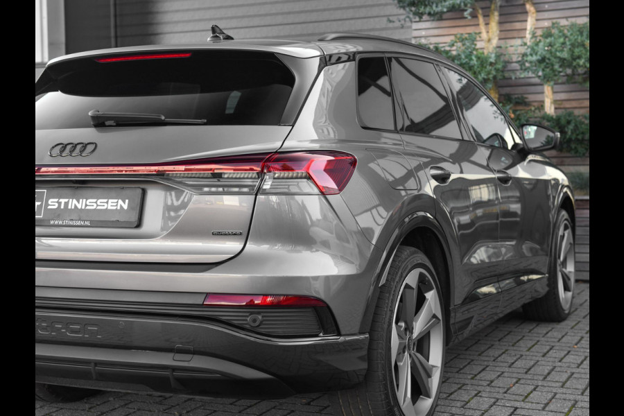 Audi Q4 e-tron 50 quattro S-Line 77 kWh Leren Bekleding Panoramadak ACC Matrix 21 inch Velgen