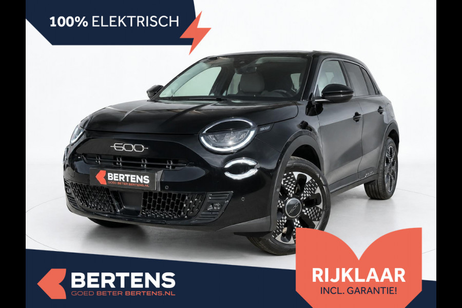 Fiat 600E La Prima 54 kWh | Lederen bekleding | Elektrische achterklep | Prijs is rijklaar