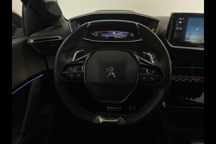 Peugeot 208 1.2 PureTech GT Pack AUTOMAAT AIRCO CLIMA NAVI CRUISE STOELVERW KEYLESS APPLE CARPLAY PRIVACYGLAS 1E EIG NIEUWSTAAT