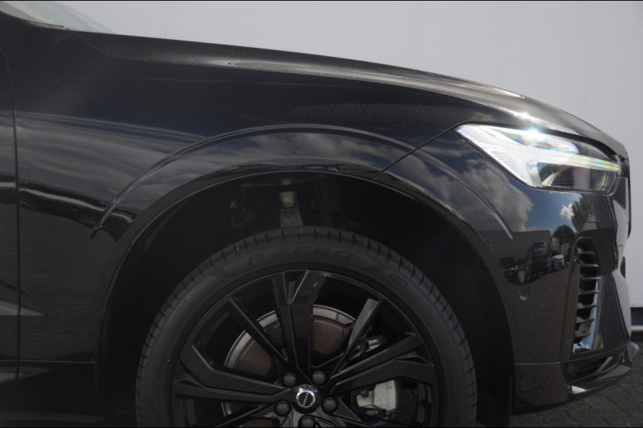 Volvo XC60 T6 350pk Automaat Plug-in AWD Ultra Black Edition Luchtvering/ Bowers & Wilkins/ Leder dashboard/ Adaptive cruise control/ Google infotainment/ 360Camera/ Keyless entry/