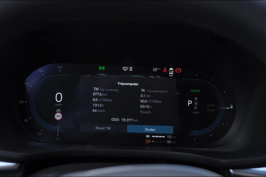 Volvo XC60 T6 350pk Automaat Plug-in AWD Ultra Black Edition Luchtvering/ Bowers & Wilkins/ Leder dashboard/ Adaptive cruise control/ Google infotainment/ 360Camera/ Keyless entry/
