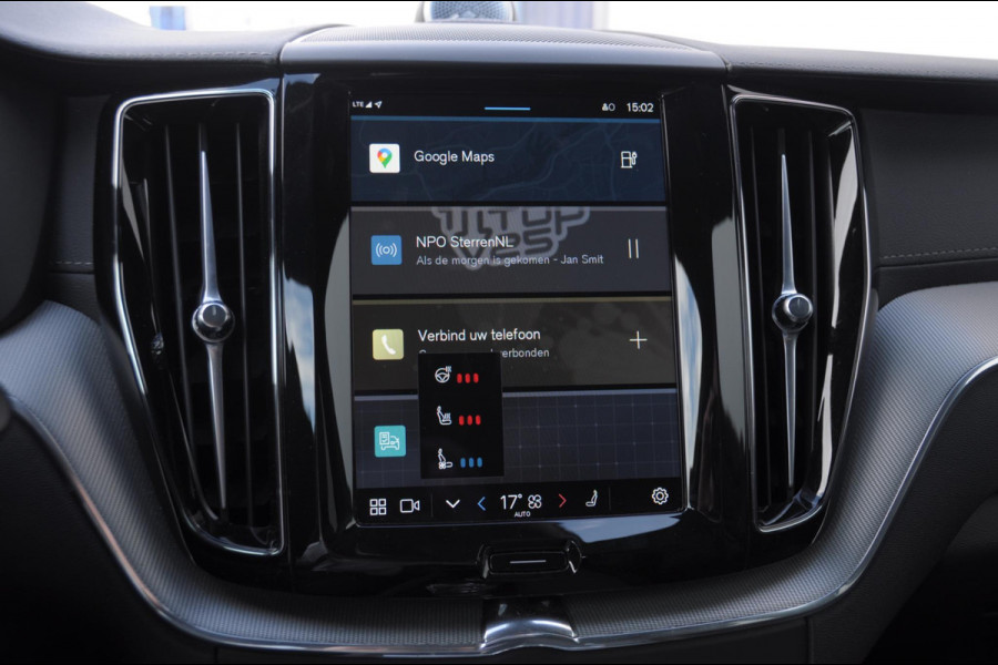 Volvo XC60 T6 350pk Automaat Plug-in AWD Ultra Black Edition Luchtvering/ Bowers & Wilkins/ Leder dashboard/ Adaptive cruise control/ Google infotainment/ 360Camera/ Keyless entry/