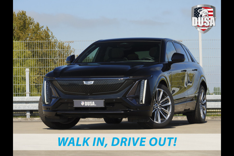 Cadillac Lyriq Sport 600e | AWD | prijs incl BTW Stellar Black | 540km Radius | Panorama | 528 PK | 610 Nm EV