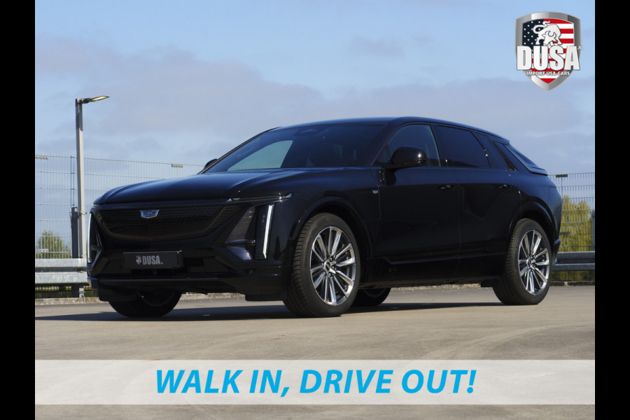 Cadillac Lyriq Sport 600e | AWD | prijs incl BTW Stellar Black | 540km Radius | Panorama | 528 PK | 610 Nm EV