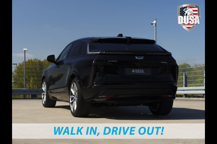 Cadillac Lyriq Sport 600e | AWD | prijs incl BTW Stellar Black | 540km Radius | Panorama | 528 PK | 610 Nm EV