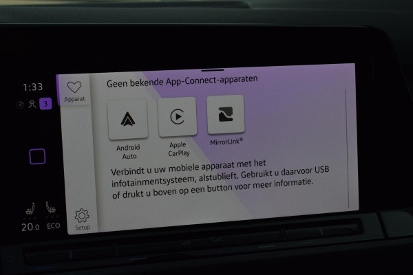 Volkswagen Golf 1.4 eHybrid|Cam.|Carplay|ACC|Stuur+stoelver.|Trekh