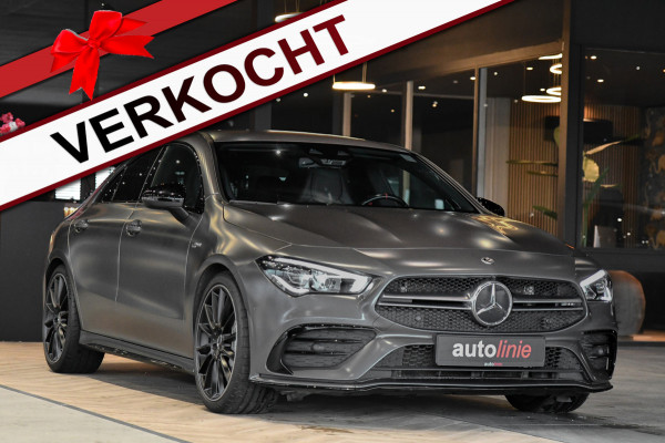Mercedes-Benz CLA-Klasse AMG 35 4MATIC Aero. Schaal, Perf Stuur, Burm, Keyless, Camera, CarPlay, Sfeer!