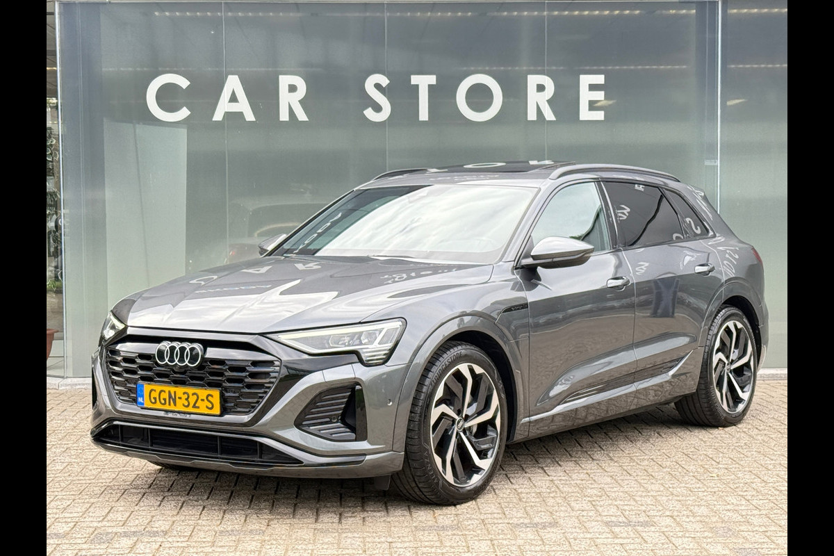 Audi Q8 e-tron S-LINE QUATRRO 95 kWh 94% PANO|LUCHTVERING