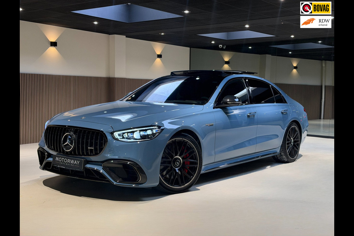 Mercedes-Benz S-Klasse AMG 63 S E Performance|Pano|HUD|Keyless|360|4D Burmester|Massage|Matrix|Chauffeur Pakket|Carbon