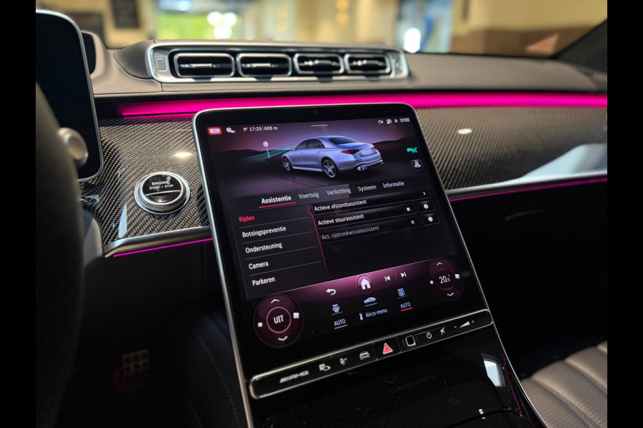 Mercedes-Benz S-Klasse AMG 63 S E Performance|Pano|HUD|Keyless|360|4D Burmester|Massage|Matrix|Chauffeur Pakket|Carbon