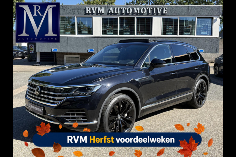 Volkswagen Touareg 3.0 TSI Elegance VAN: 56.900,- VOOR: 52.877,- UW HERFSTVOORDEEL: 4.023,- EURO | LUCHTVERING| ELEK. TREKHAAK| LEDER| PANO | STOELVENTILATIE + MASSAGE| ACHTERBANK VERWARMD| MEMORY STOEL| 360 CAMERA| MEGA VOL!|