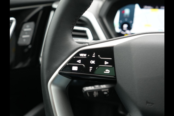 Audi Q4 e-tron 40 S Line 77 kWh 204pk Dealer O.H. | Panodak | Adaptive Cruise | Head Up | Camera | Matrix LED | Camera | Warmtepomp | Sportstoelen Memory & Verwarmd | Stuur Verwarmd | Apple Carplay | Navigatie | DAB |