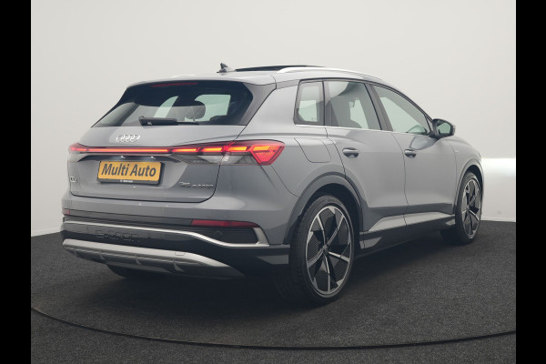 Audi Q4 e-tron 35 2x S Line 55 kWh 170pk Dealer O.H. | Panodak | Lederen Sportstoelen Memory | Adaptive Cruise | Head Up | 360 Camera | Sonos Audio | Matrix LED | Keyless | Blis | Apple Carplay | Navigatie | DAB |
