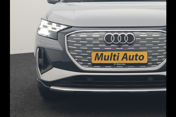 Audi Q4 e-tron 35 2x S Line 55 kWh 170pk Dealer O.H. | Panodak | Lederen Sportstoelen Memory | Adaptive Cruise | Head Up | 360 Camera | Sonos Audio | Matrix LED | Keyless | Blis | Apple Carplay | Navigatie | DAB |