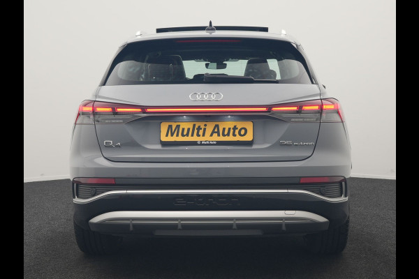 Audi Q4 e-tron 35 2x S Line 55 kWh 170pk Dealer O.H. | Panodak | Lederen Sportstoelen Memory | Adaptive Cruise | Head Up | 360 Camera | Sonos Audio | Matrix LED | Keyless | Blis | Apple Carplay | Navigatie | DAB |