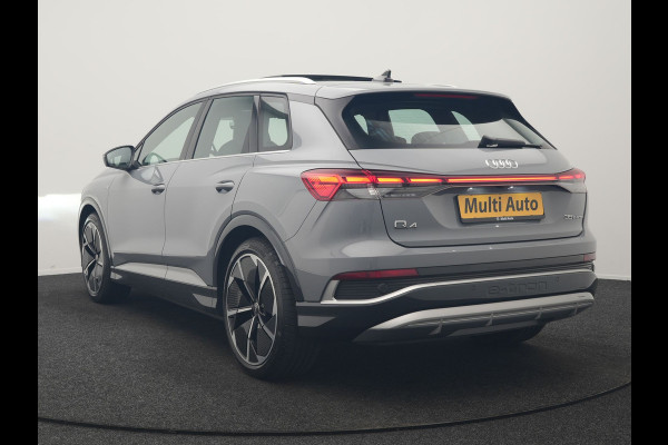 Audi Q4 e-tron 35 2x S Line 55 kWh 170pk Dealer O.H. | Panodak | Lederen Sportstoelen Memory | Adaptive Cruise | Head Up | 360 Camera | Sonos Audio | Matrix LED | Keyless | Blis | Apple Carplay | Navigatie | DAB |