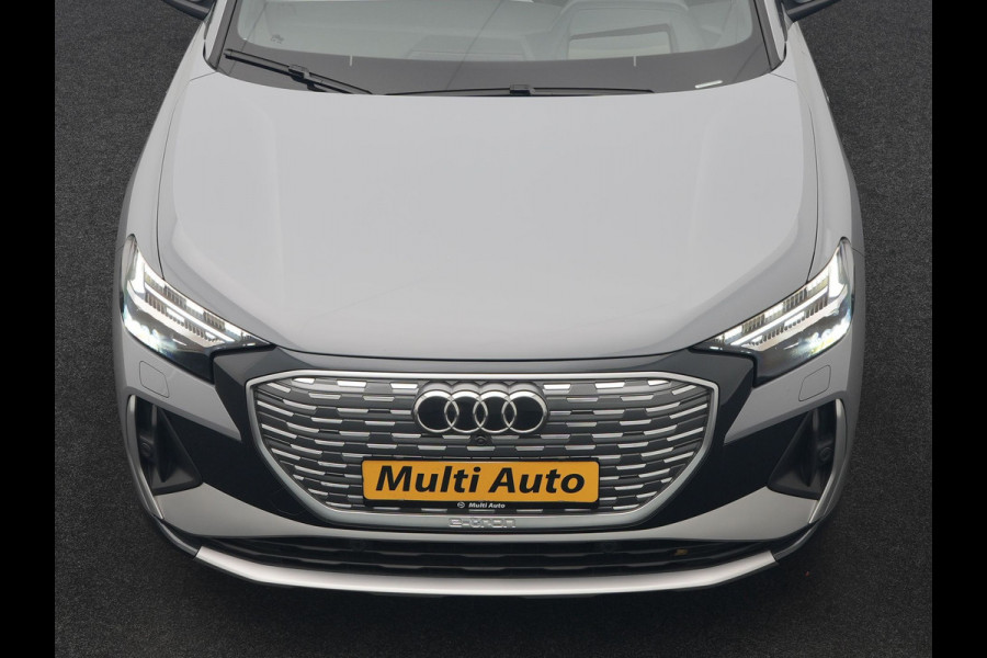 Audi Q4 e-tron 35 2x S Line 55 kWh 170pk Dealer O.H. | Panodak | Lederen Sportstoelen Memory | Adaptive Cruise | Head Up | 360 Camera | Sonos Audio | Matrix LED | Keyless | Blis | Apple Carplay | Navigatie | DAB |