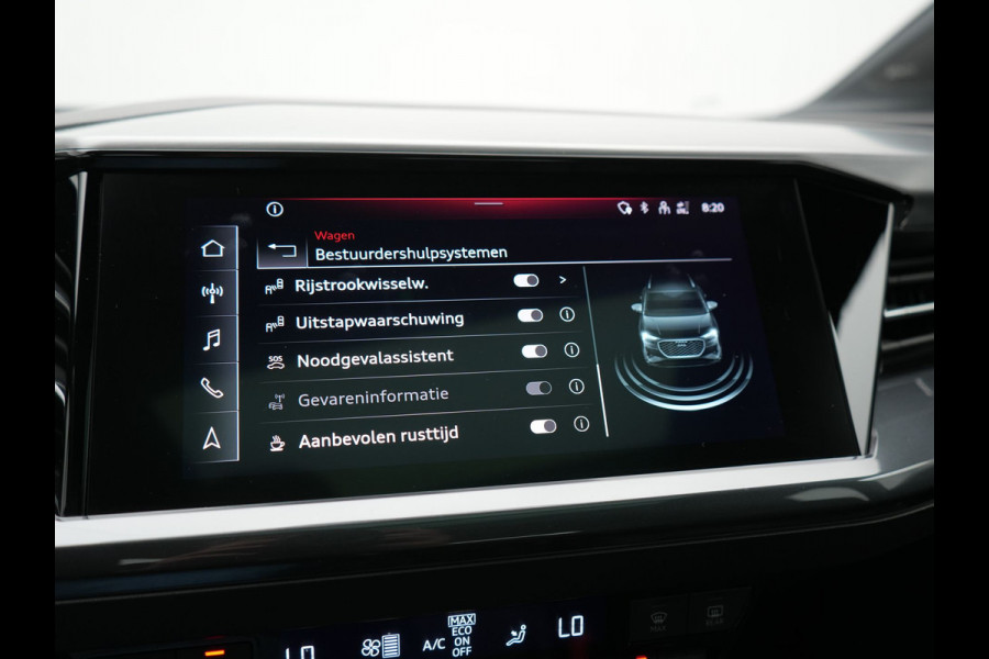 Audi Q4 e-tron 35 2x S Line 55 kWh 170pk Dealer O.H. | Panodak | Lederen Sportstoelen Memory | Adaptive Cruise | Head Up | 360 Camera | Sonos Audio | Matrix LED | Keyless | Blis | Apple Carplay | Navigatie | DAB |