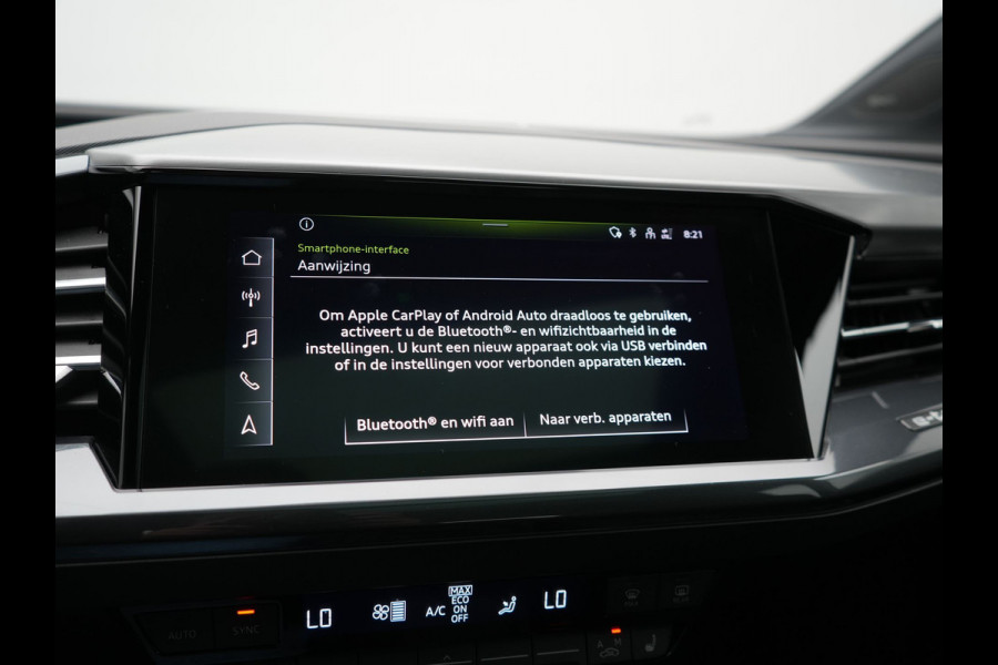 Audi Q4 e-tron 35 2x S Line 55 kWh 170pk Dealer O.H. | Panodak | Lederen Sportstoelen Memory | Adaptive Cruise | Head Up | 360 Camera | Sonos Audio | Matrix LED | Keyless | Blis | Apple Carplay | Navigatie | DAB |
