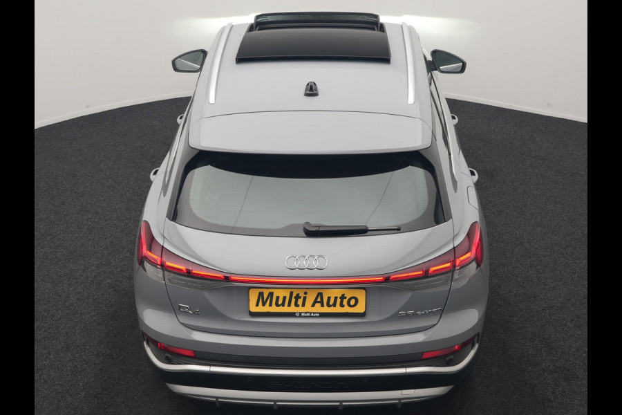 Audi Q4 e-tron 35 2x S Line 55 kWh 170pk Dealer O.H. | Panodak | Lederen Sportstoelen Memory | Adaptive Cruise | Head Up | 360 Camera | Sonos Audio | Matrix LED | Keyless | Blis | Apple Carplay | Navigatie | DAB |