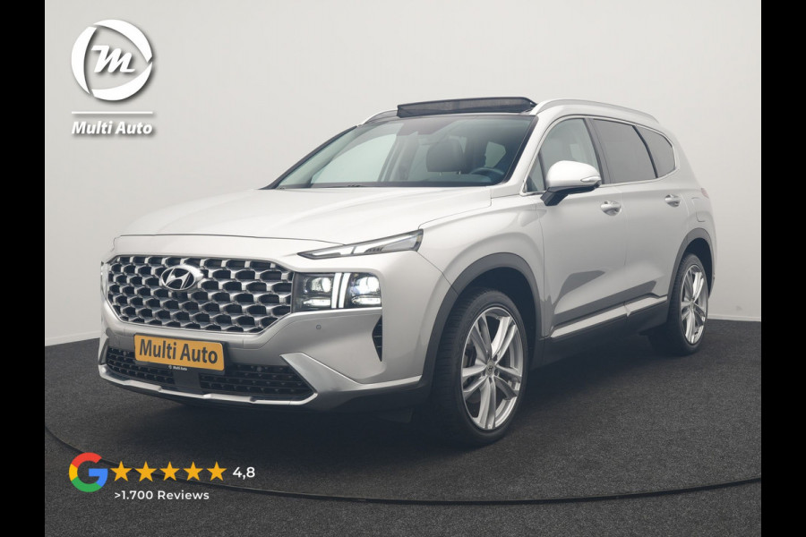 Hyundai Santa Fe 1.6 T-GDI PHEV Premium Sky 266pk Dealer O.H. | Panodak | Adaptive Cruise | Head Up | 360 Camera | Krell Audio | Lederen Sportstoelen Memory & Ventilatie | Keyless | Blis | Stoelen & Stuur Verwarmd | Apple Carplay | Navigatie |  DAB | Plug In Hybrid |