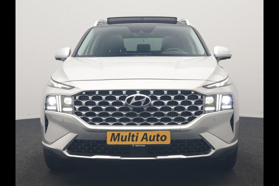 Hyundai Santa Fe 1.6 T-GDI PHEV Premium Sky 266pk Dealer O.H. | Panodak | Adaptive Cruise | Head Up | 360 Camera | Krell Audio | Lederen Sportstoelen Memory & Ventilatie | Keyless | Blis | Stoelen & Stuur Verwarmd | Apple Carplay | Navigatie |  DAB | Plug In Hybrid |