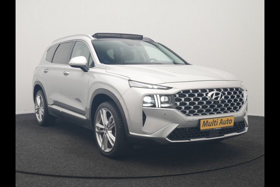 Hyundai Santa Fe 1.6 T-GDI PHEV Premium Sky 266pk Dealer O.H. | Panodak | Adaptive Cruise | Head Up | 360 Camera | Krell Audio | Lederen Sportstoelen Memory & Ventilatie | Keyless | Blis | Stoelen & Stuur Verwarmd | Apple Carplay | Navigatie |  DAB | Plug In Hybrid |