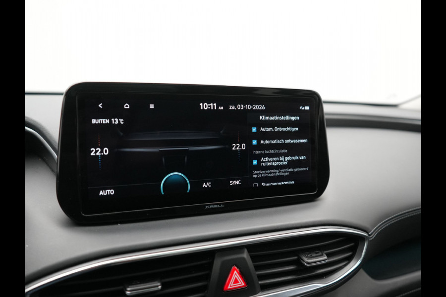 Hyundai Santa Fe 1.6 T-GDI PHEV Premium Sky 266pk Dealer O.H. | Panodak | Adaptive Cruise | Head Up | 360 Camera | Krell Audio | Lederen Sportstoelen Memory & Ventilatie | Keyless | Blis | Stoelen & Stuur Verwarmd | Apple Carplay | Navigatie |  DAB | Plug In Hybrid |